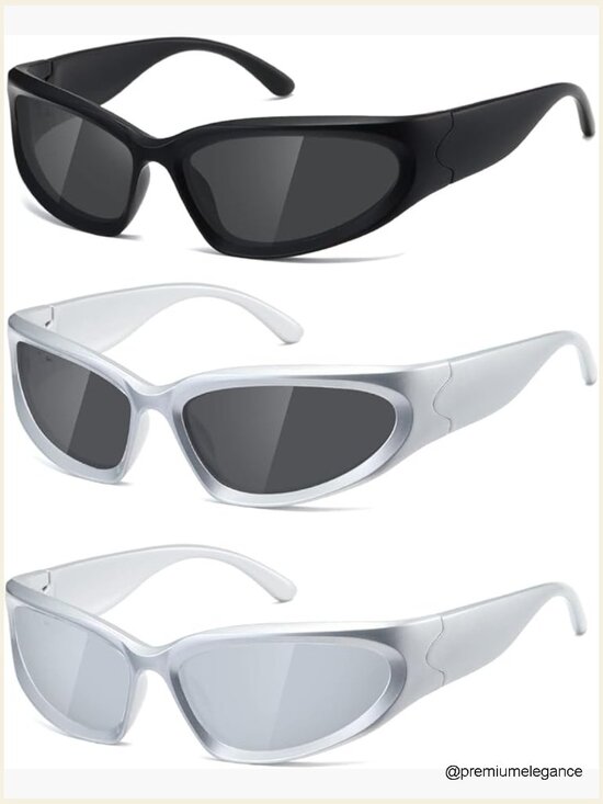 Unisex Wrap Around Polarized Sport Sunglasses Oval Fashion Shades main image 6